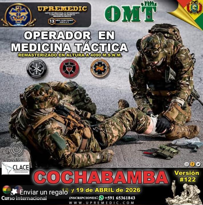 Cochabamba - Operador en Medicina T&aacute;ctica- CURSO INTERNACIONAL